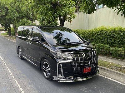 บริการรถยนต์ Alphard เช่าพร้อมคนขับรถ เหมารถAlphardไปสนามบิน โทร 0638744948